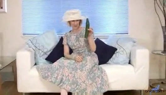 Mature Housewife Fucks A Cucumber