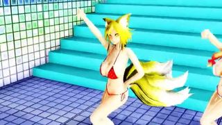 Mmd touhou dans