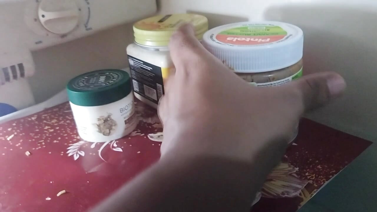 My stepsis started working out and she steals my peanut butter