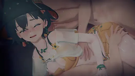 =Zenless Zone Zero= Belle's "BANNED TAPE": Bondage & POV Sandwich DP (Summer Skies)