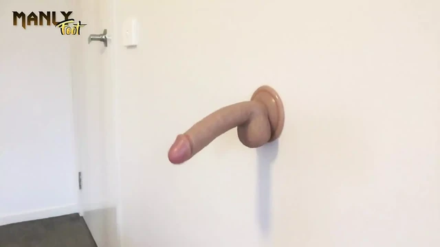 Can I Give You a Foot Job? - Realistic 6 Dick - No Lube Socked & Raw Male Footjob - Manlyfoot