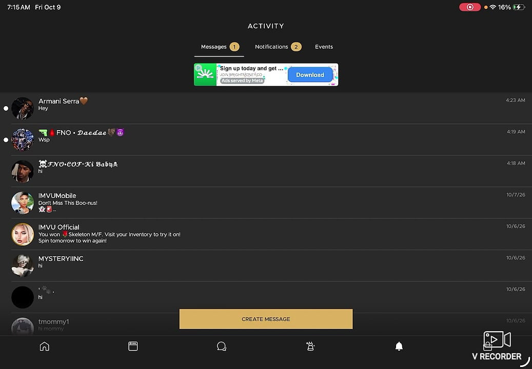 IMVU dancing might be copyrighted