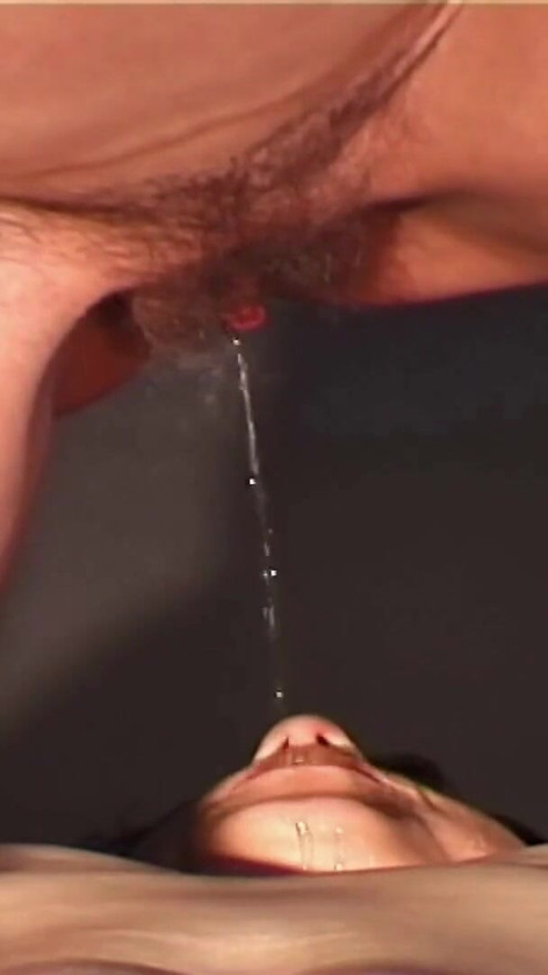 Lesbian fisting & pissing party with a guy | Clip 1