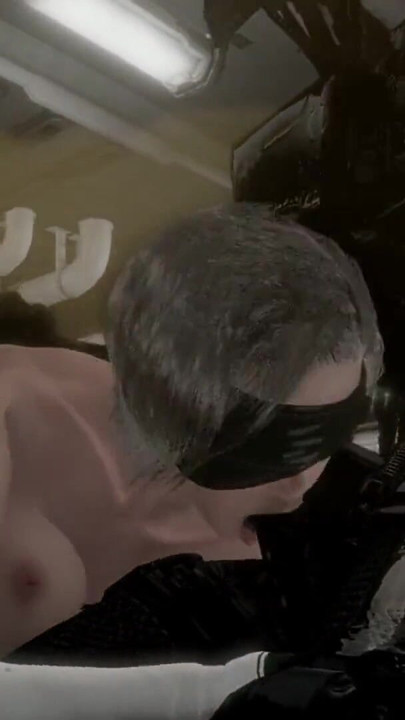 Key moment from "automata nier the anal cibernetic life"