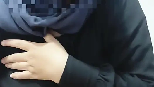 beautiful sister wearing a hijab