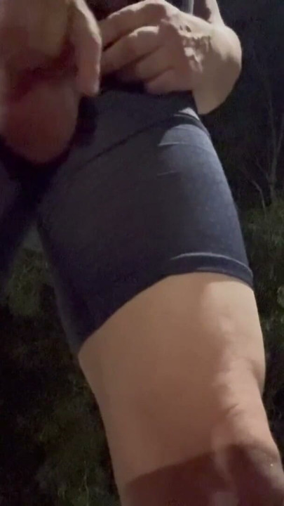 Straight guy is flashing his uncut cock in public flashing. | Clip 1