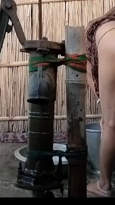Unforgettable moment from "Village bhabhi outdoor sinsn in bathroom"