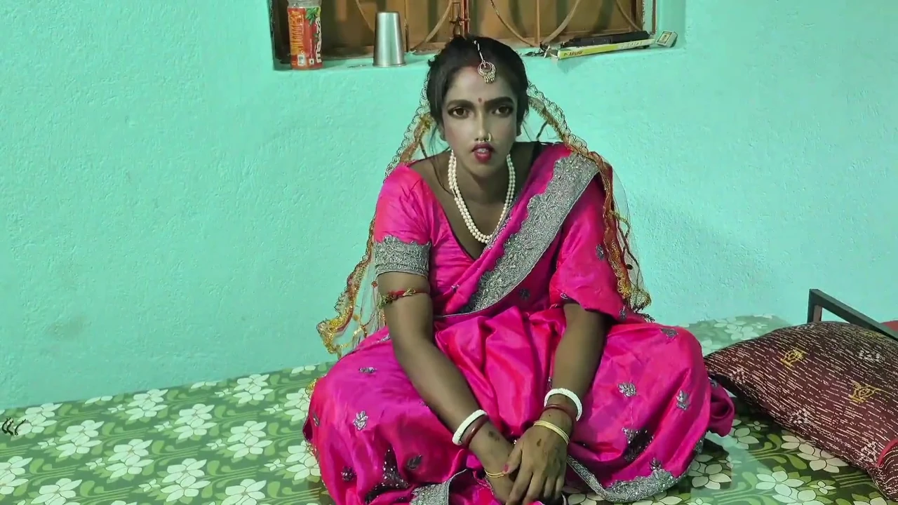 Deor and bhabhi first night ,when I return from bathroom