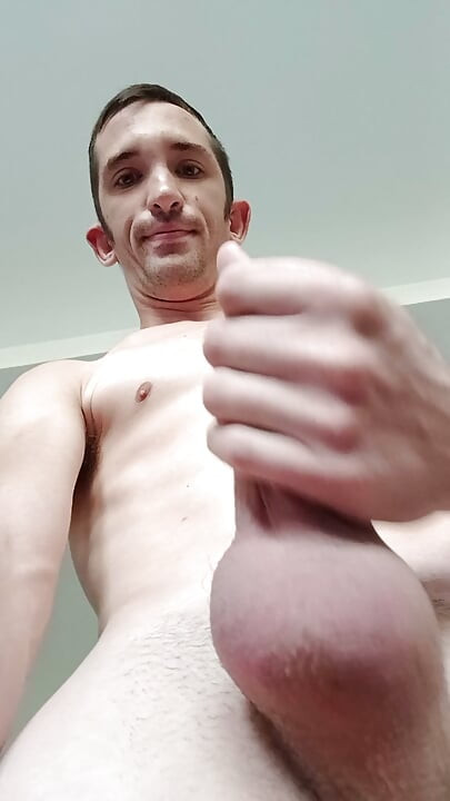 Young Man Jerks Off His Big And Cums All Over
