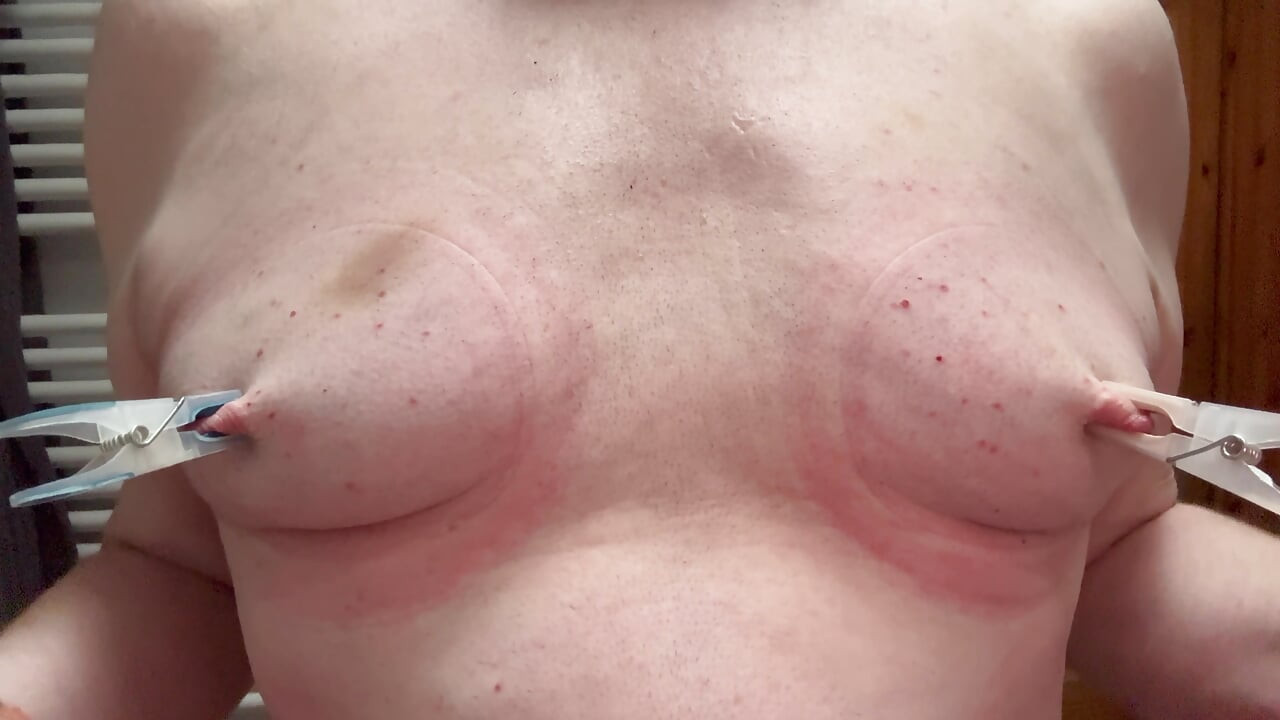Pumping my Boobs Big and Horny
