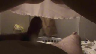 Wife pissing on my cock