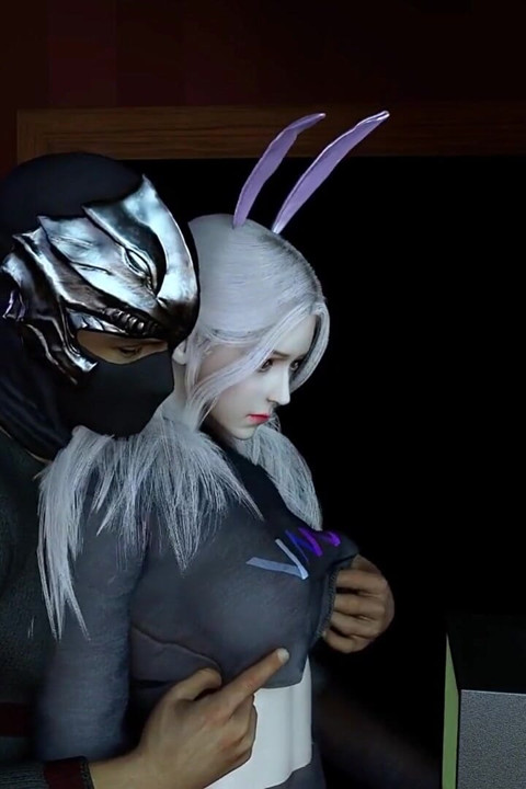 Beauty Lady Get Fuck with Mask Man - 3D Hentai Animation V699