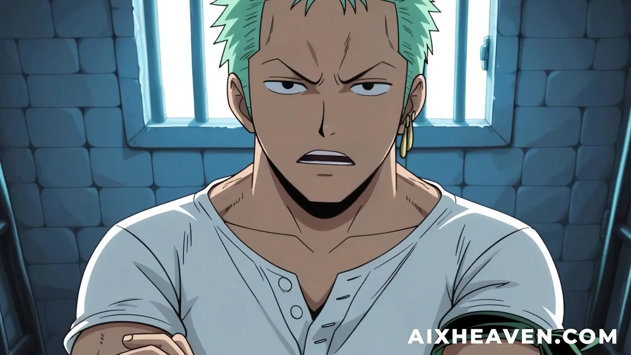 Nico Robin Fucks with Zoro in a Prison Cell! One Piece Uncensored Hentai POV
