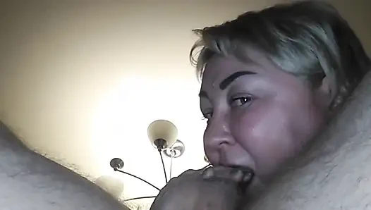 Branded blowjob from step mother-in-law and cum shot 5