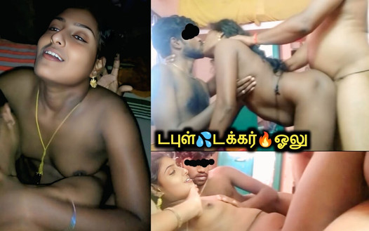 Desi Tamil Slutwife's Threesome Double Penetrated for Cuck: Ep 1! Indianhotwifex