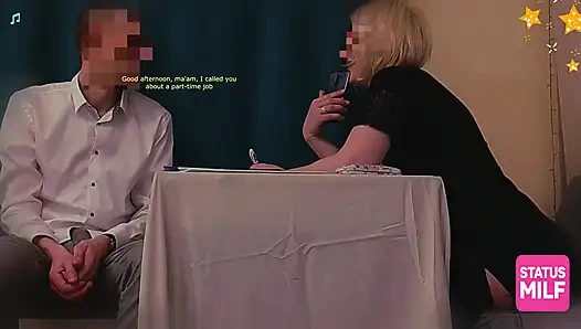 Juicy Milf Eşi Anal Sekreter olarak