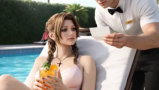 Последняя фантазия, хентай - Aerith сосет и жестко трахается
