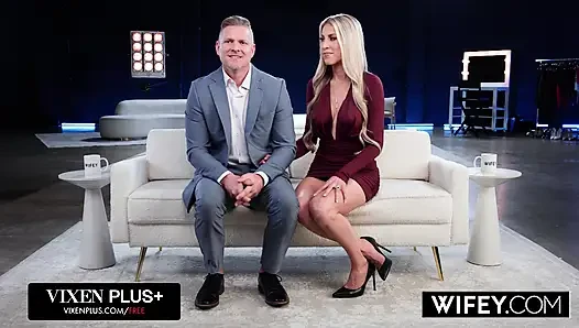WIFEY Blonde Hotwife Britt Blair Sucks And Fucks For Her Husband