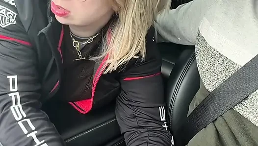 I Suck While Driving My Boyfriend While Passing Trucks Ahah