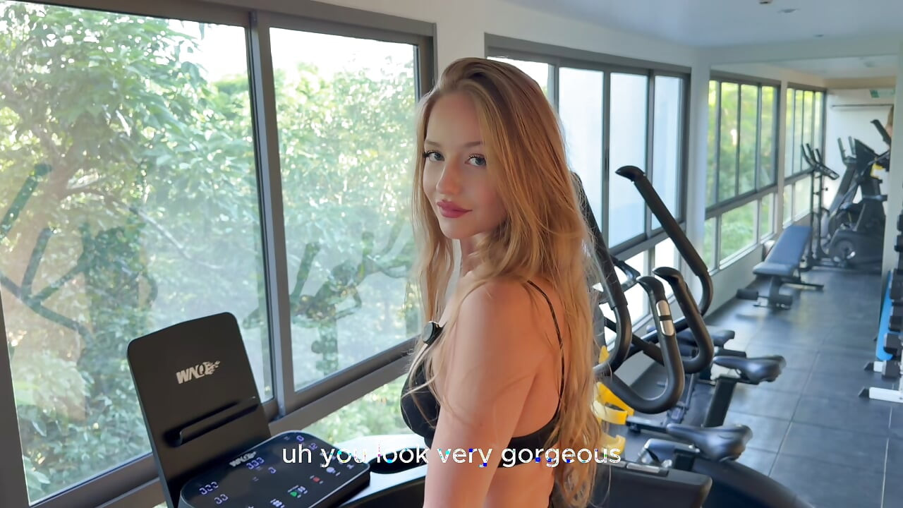 I pressed my fitness trainer with my against the shower wall after a workout