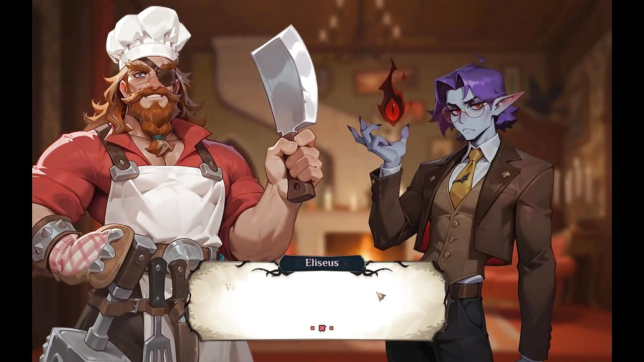 Hotel Tales Magic Hentai-spel ep.2 siren pijpbeurt onder tafel eindigt met een klaarkomen in het gezicht!