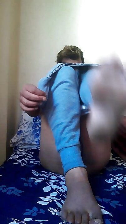 Asian boy masturbating
