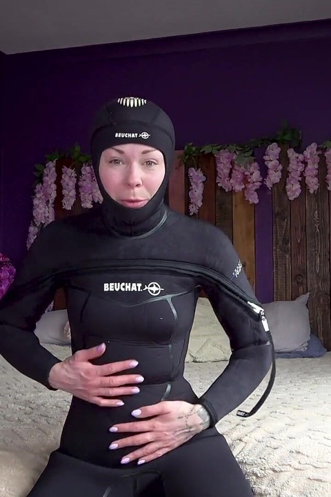 Surprise Wetsuit Reveal to Distract My Boyfriend