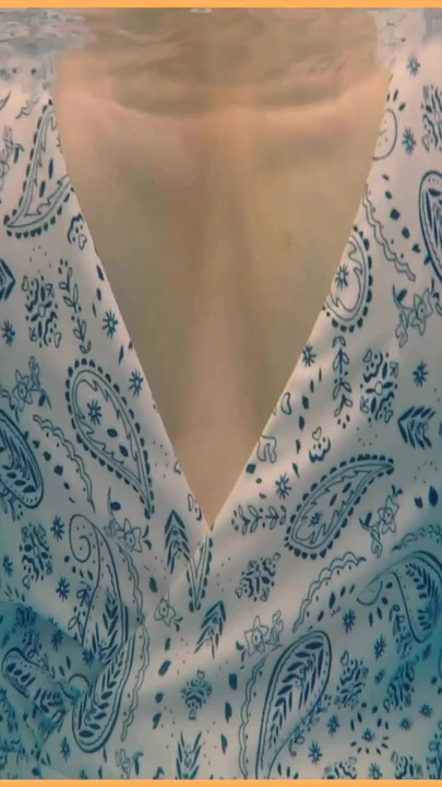 Epic moment from "Wifey stuns everyone in amazing hot one piece bathers and flashes her perfect tits."