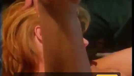 Blonde nymphs give great show for army guy