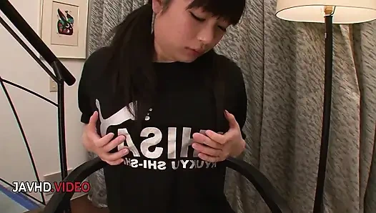 Huge Dildo Play Make Teen Asian Star Hina Maeda Squirt Intensely