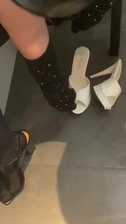 Epic moment from "Piss and Cum on White Mules by User Request"
