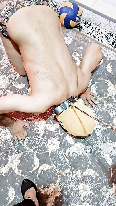 BDSM Slave Feeding Under My Feet  Spit on Food, Humiliation & FootShoe Worship Training