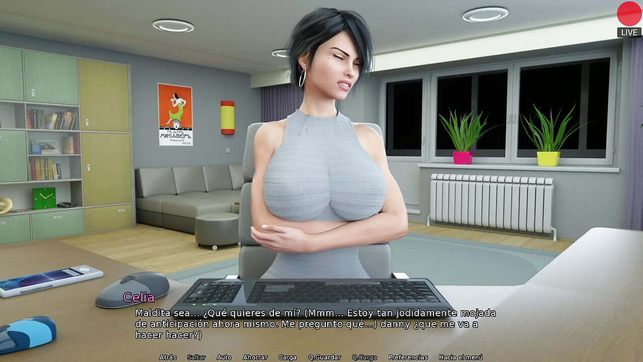 My landlady can no longer hide the desire she has to have her ass broken- milfy city 9