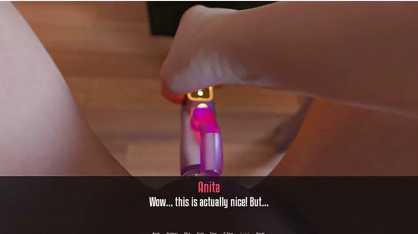 Anita's Internship - Gameplay - Roleplay - Petite Teen - Masturbation Stops by Couple Come for Fucking