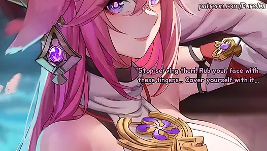 Special feminization training with your girlfriend Yae Miko (Femdom JOI)