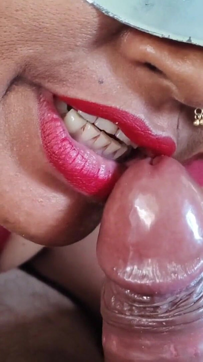 Jaw-dropping moment from "Today Bhabhi had a lot of fun with my dick by sucking it"
