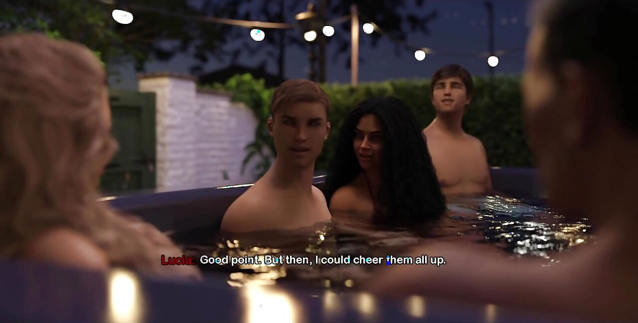 Visul meu curvă 41 - femeie latino sexy face labă dublă în jacuzzi