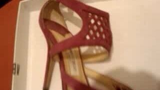 wife heels shoes cum