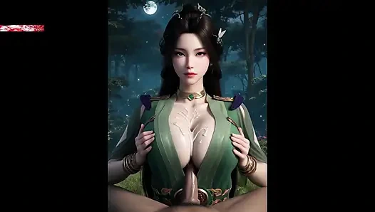 Rayuan virtual: dewi lekuk 3d- hentai animasi 3d