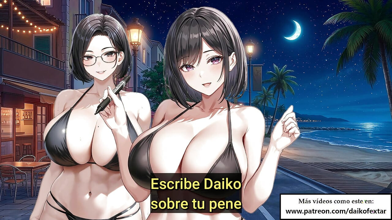 Spanish Hentai JOI. Women watch as YOU peel it in the street (fantasy). Very immersive role.
