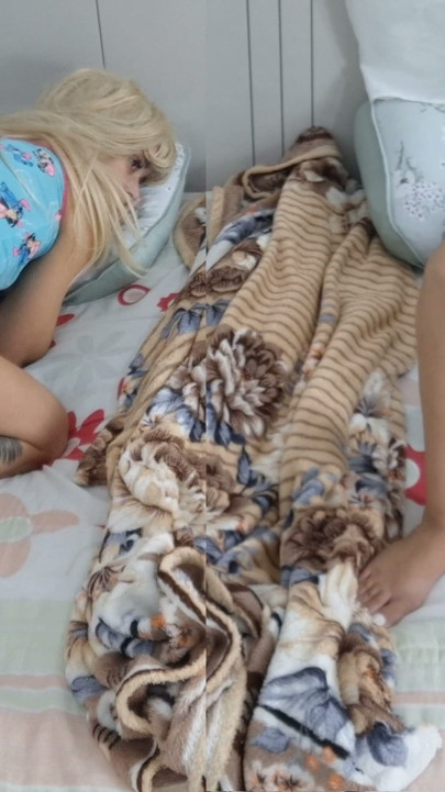 My stepsister enters my room only with a post-bath towel! | Clip 1