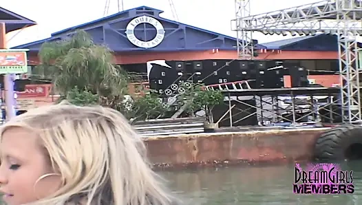 Spring break, bootsfahrt wird wild