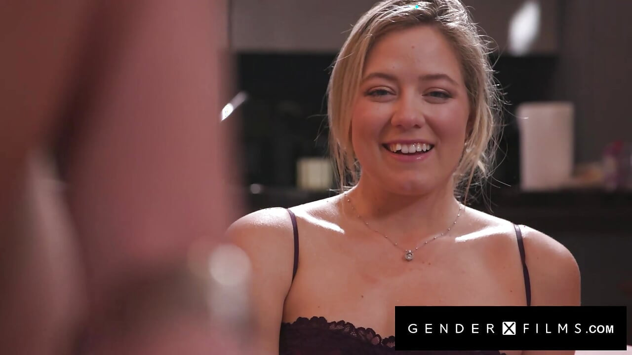 GENDERX FILMS - Hot Wifey Watches Trans Babe Flip Fuck Her Husband Back To Life