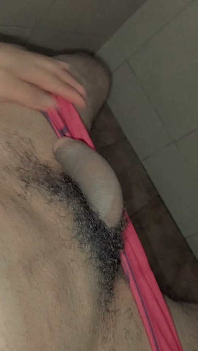 18 year old man growing his rich little penis