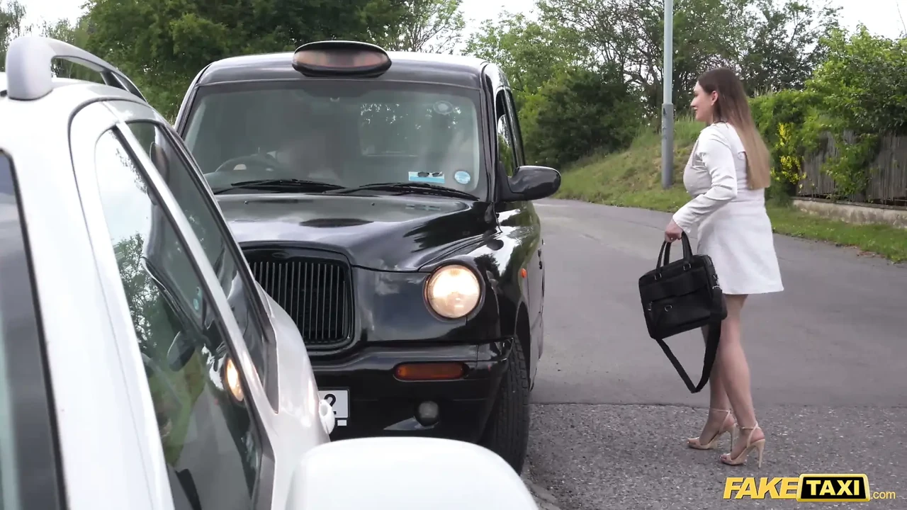 This MATURE TEACHER showed me her AMAZING BIG TITS - Fake Taxi