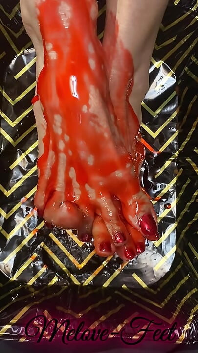 Melove के गन्दे पैरों और लंबी टांगों का संकलन