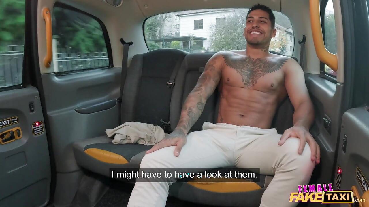 Female Fake Taxi - Cheeky Scottish girl Samantha Joiner hot sex with big dick Latino hunk