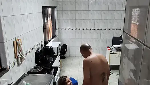 The maid agreed to get naked and receive an ejaculation on her face.