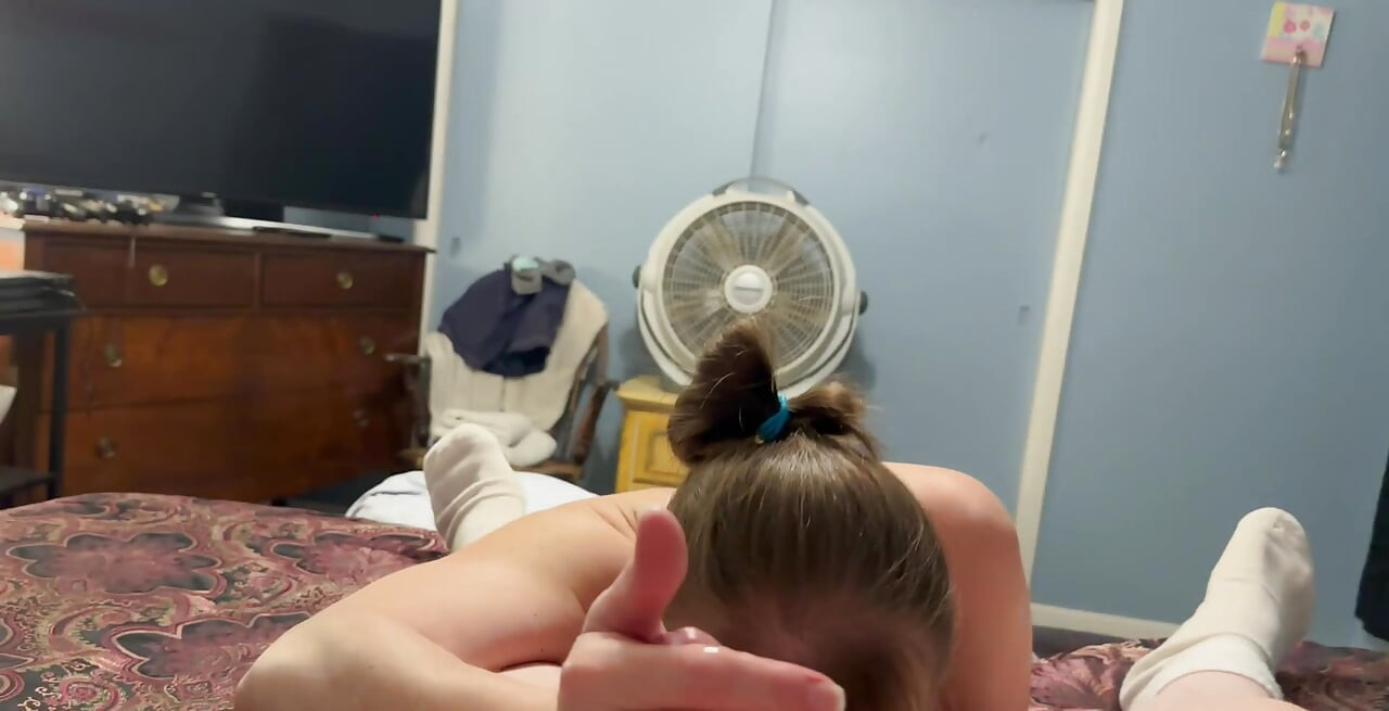 Wow Havent Had My Friend Over in a Little While and He Must Have Been Saving up for Me!! He Gagged Me Hard and Filled My Throat