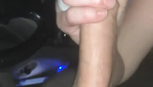 Redhead stepdaughter, deep throat's daddy's cock and swallows his load